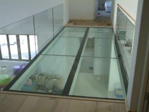 Gelamineerd glas voor vloeren