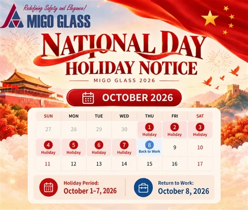 MIGO Glass 2026 China Nationale feestdag