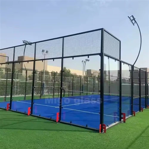 Padel orkaanbestendige glazen wanden