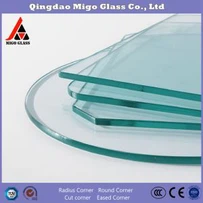 Tafelbladen van gehard glas