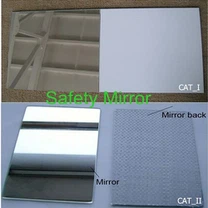 Spiegel met vinyl achterkant